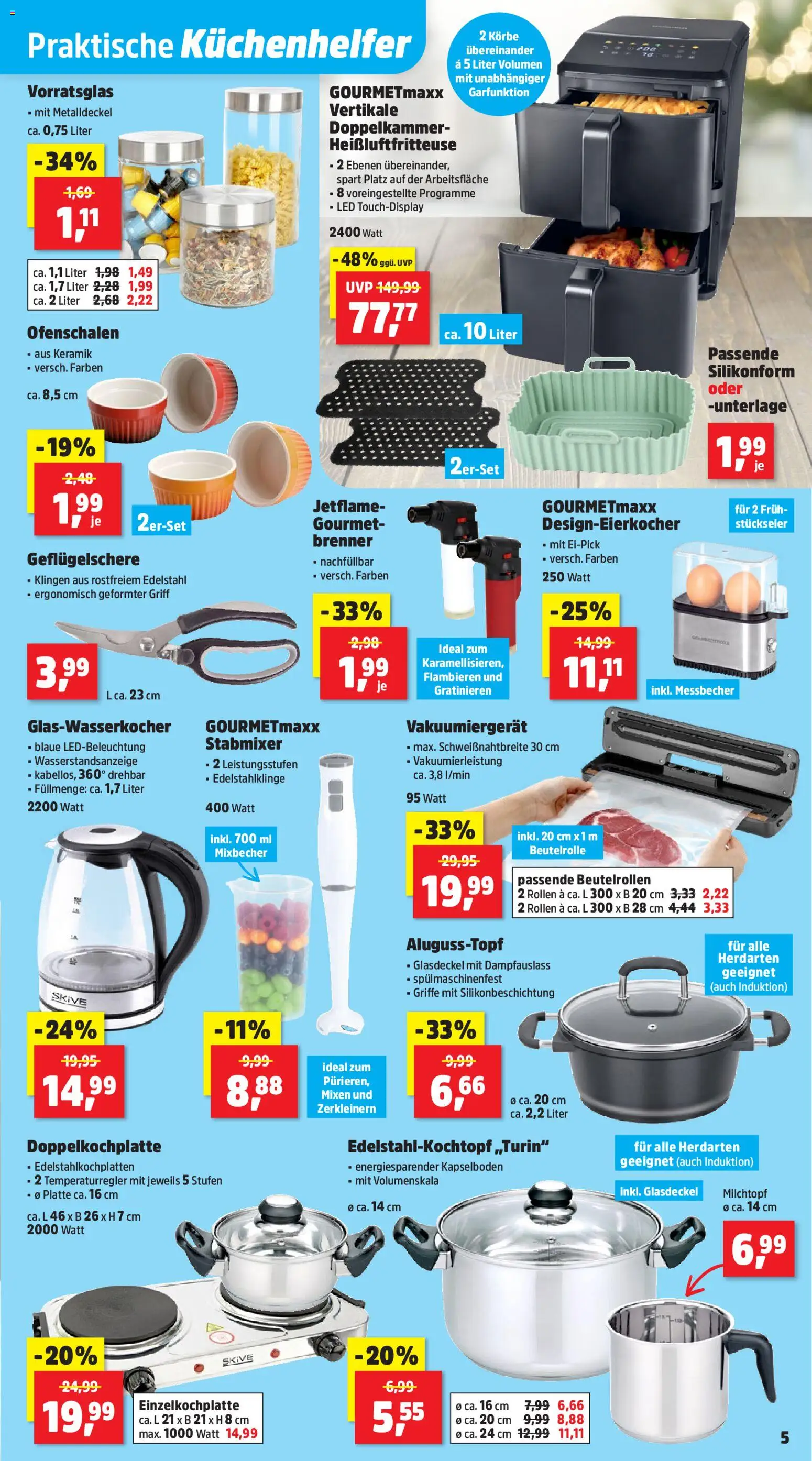 Thomas Philipps Prospekt 	 – gültig ab 15.12.2025 | Seite: 7 | Produkte: Stabmixer, Heißluftfritteuse
