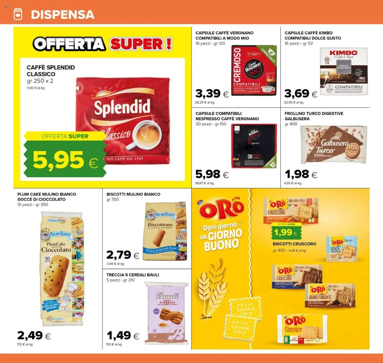 Volantino Oasi del 03.01.2026 | Pagina: 20 | Prodotti: Cereali, Plumcake, Gioco, Lavazza