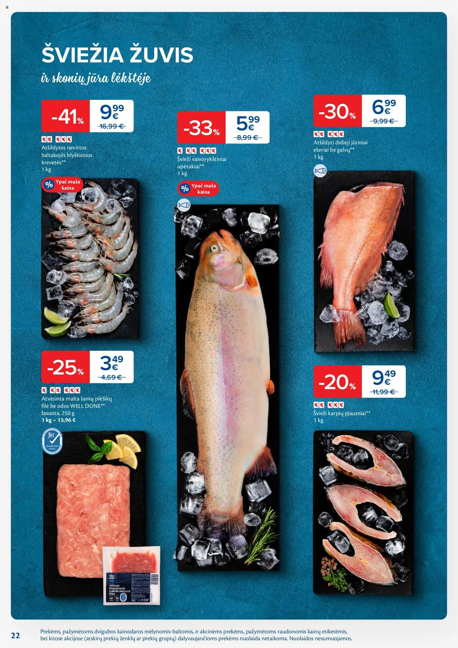 MAXIMA akcijos nuo 24.02.2026 | Puslapis: 22 | Prekių: Žuvis