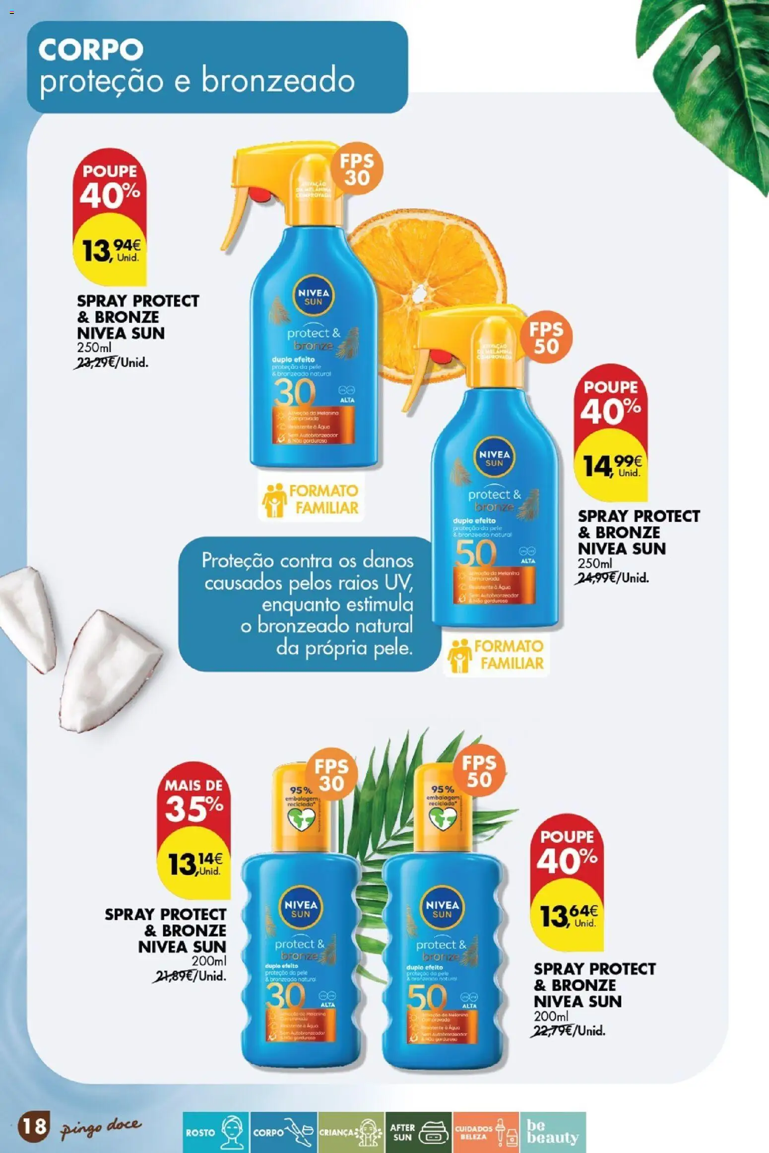 Pingo Doce Catálogo de solares 2026 │ válido de 24.03.2026 | Página: 18 | Produtos: Autobronzeador