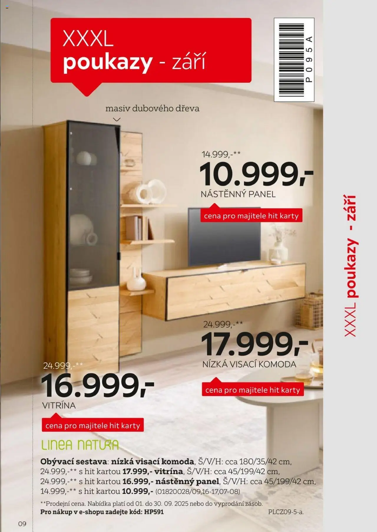 XXXLutz leták - Být věrným zákazníkem se vyplatí od 01.08.2025 | Strana: 9 | Produkty: Vitrína, Komoda, Obývací sestava, Karty