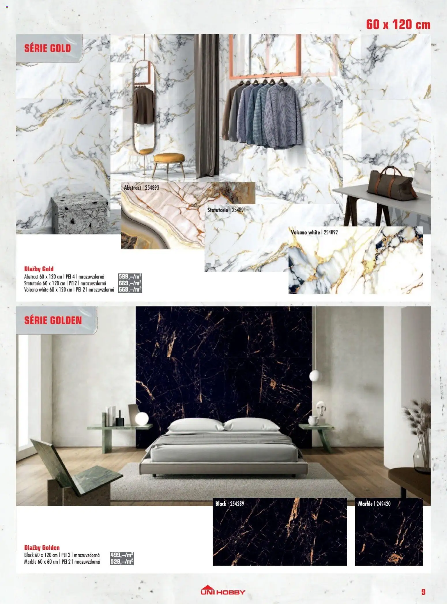 Uni Hobby katalog - Dlažby, obklady a sanita 2026 od 20.02.2026 | Strana: 9