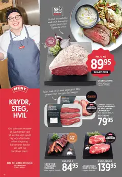 Meny Tilbudsavis gyldig fra 15.08.2025 | Side: 14 | Produkter: Creme, Lammekød, Spareribs