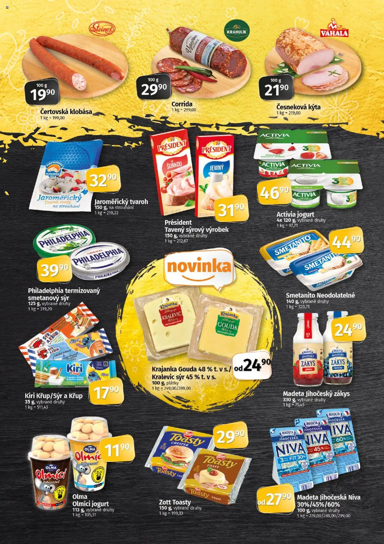 Coop leták - Tip Extra od 17.09.2025 | Strana: 2 | Produkty: Jogurt, Tvaroh, Philadelphia, Niva