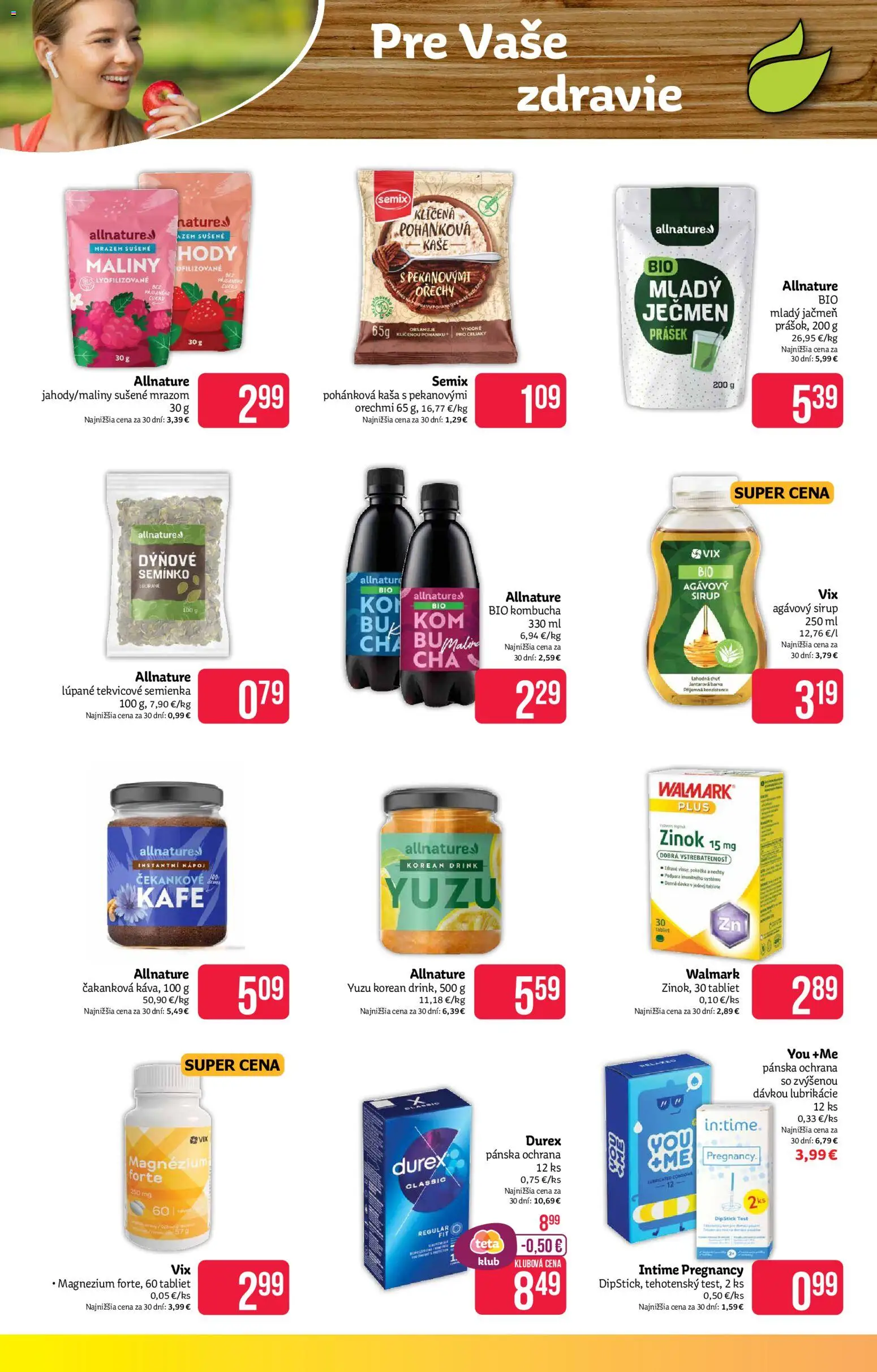 Nové Teta drogerie akcie – leták je platný od 24.11.2025 | Strana: 12 | Produkty: Káva, Orechy, Maliny