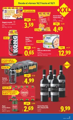 Vista previa Nixe Atún en aceite de oliva, En trozos. 1705 g (1260 g peso escurrido) válido desde el 12.01.2026 | Página: 23