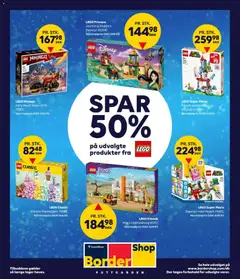 Bordershop - Spar 50% på udvalgte produkter fra LEGO gyldig fra 28.10.2025