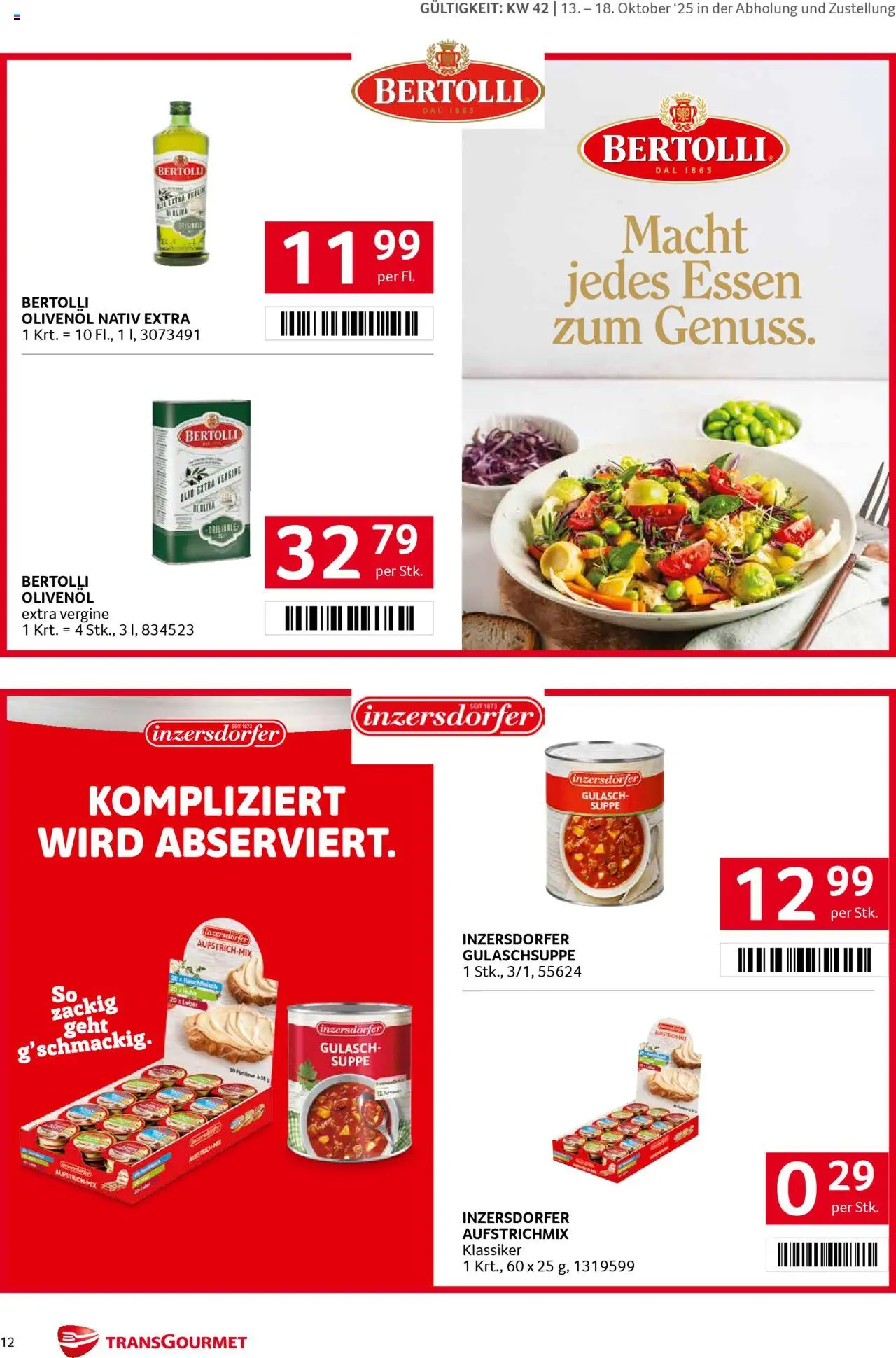 Transgourmet Eröffnungs Festwoche gültig ab 13.10.2025 | Seite: 12