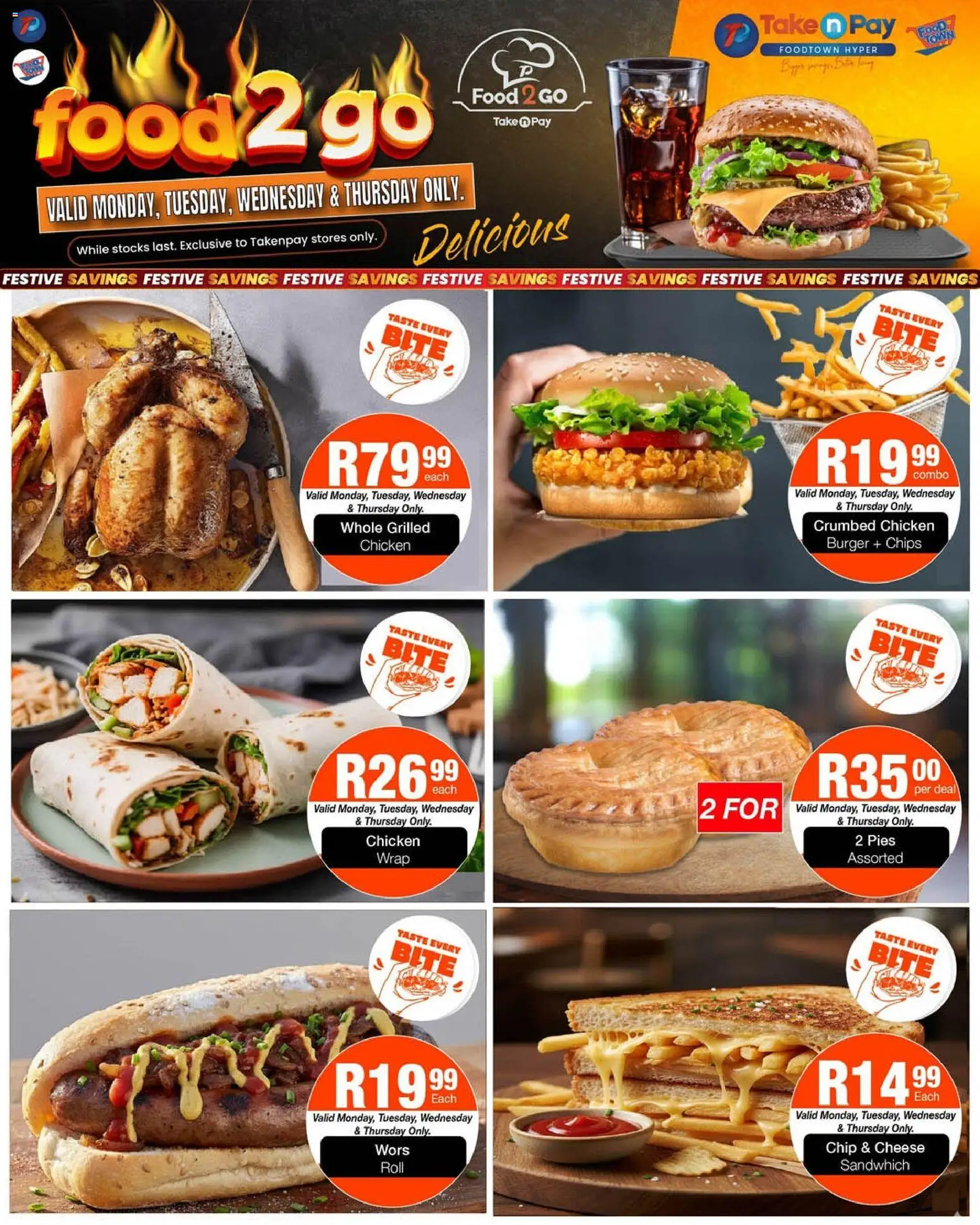 New Take n Pay catalogue – valid from 08.12.2025 | Page: 30 | Products: Cheese, Chicken, Chips