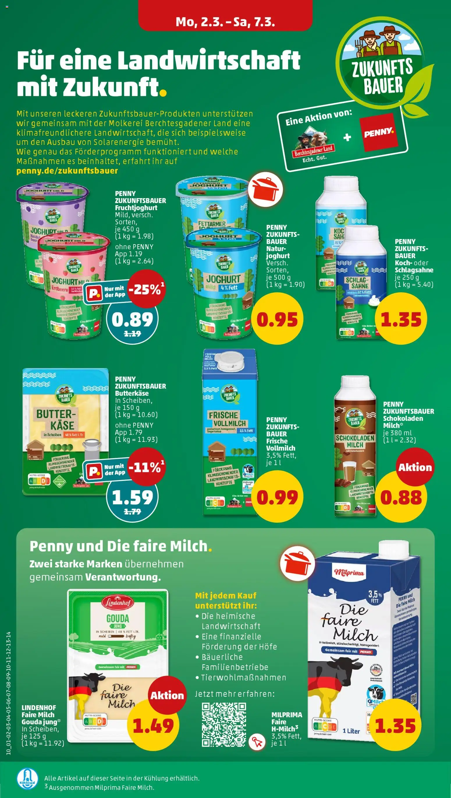 Penny Prospekt 	 – gültig ab 02.03.2026 | Seite: 14 | Produkte: Käse, Joghurt, Fruchtjoghurt, Sahne