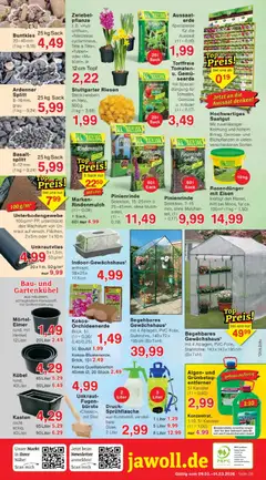 Jawoll Prospekt ab 09.03.2026 gültig | Seite: 12 | Produkte: Rindenmulch, Bürste, Gemüse, Kraut