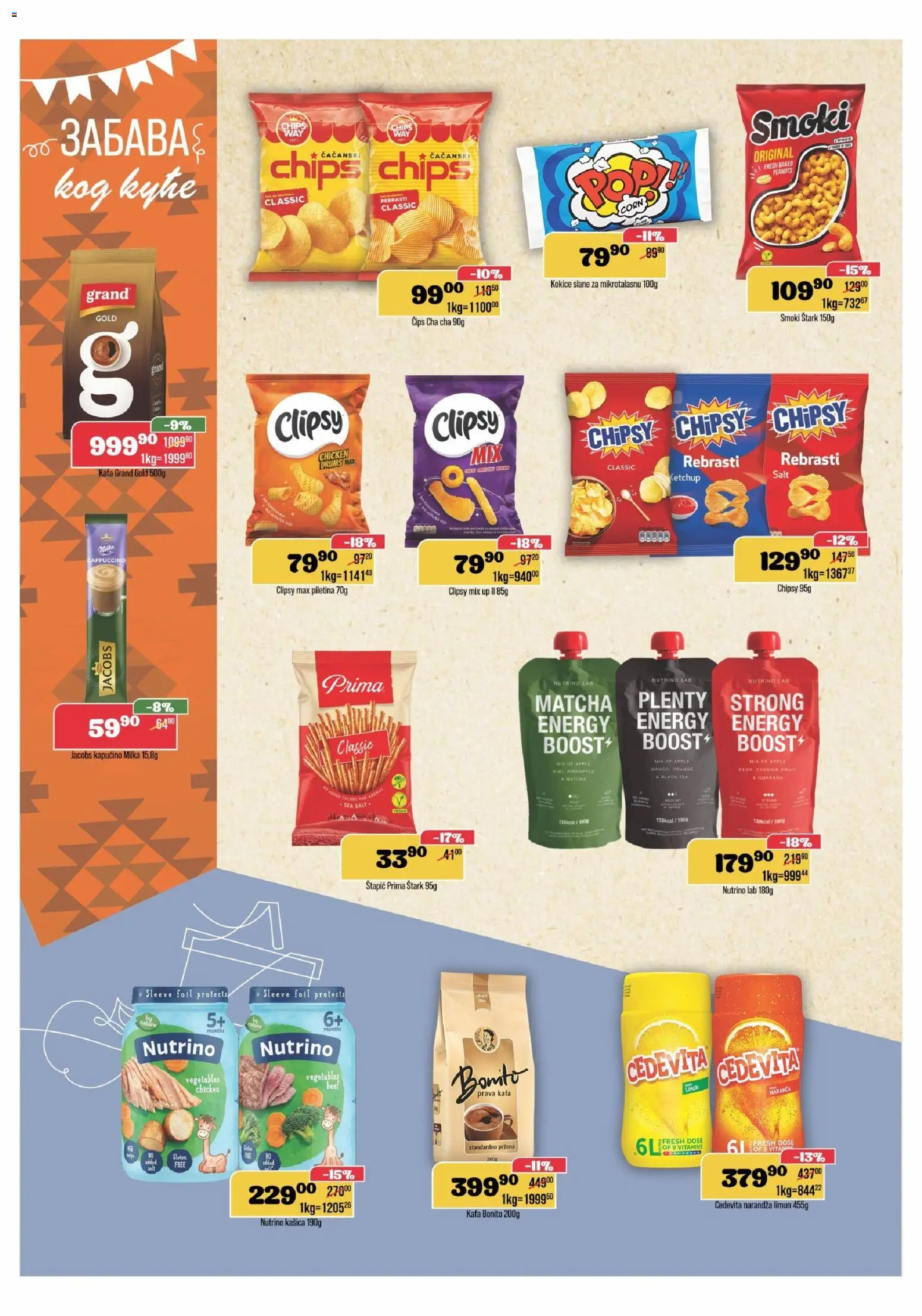 Europrom katalog - važi od 02.01.2026 | Strana: 8 | Proizvode: Guarana, Kafa, Piletina, Limun