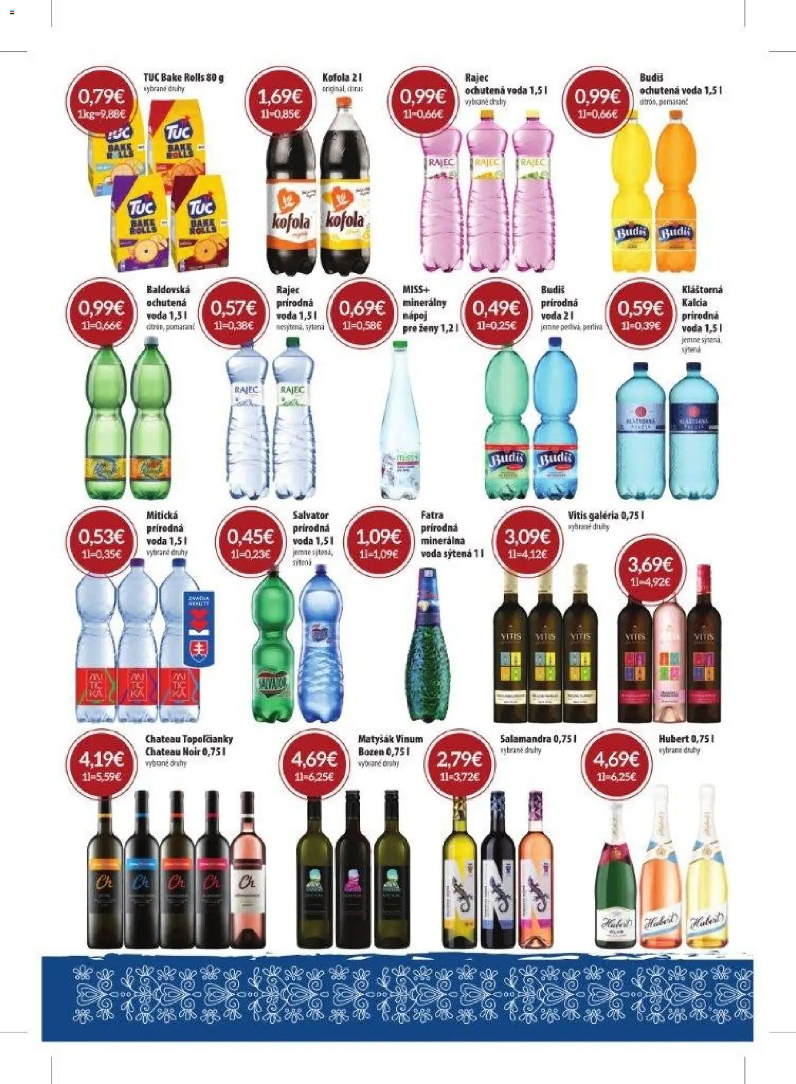 Nové KARMEN CBA akcie – leták je platný od 05.03.2026 | Strana: 6 | Produkty: Kofola, Budiš, Voda, Mitická