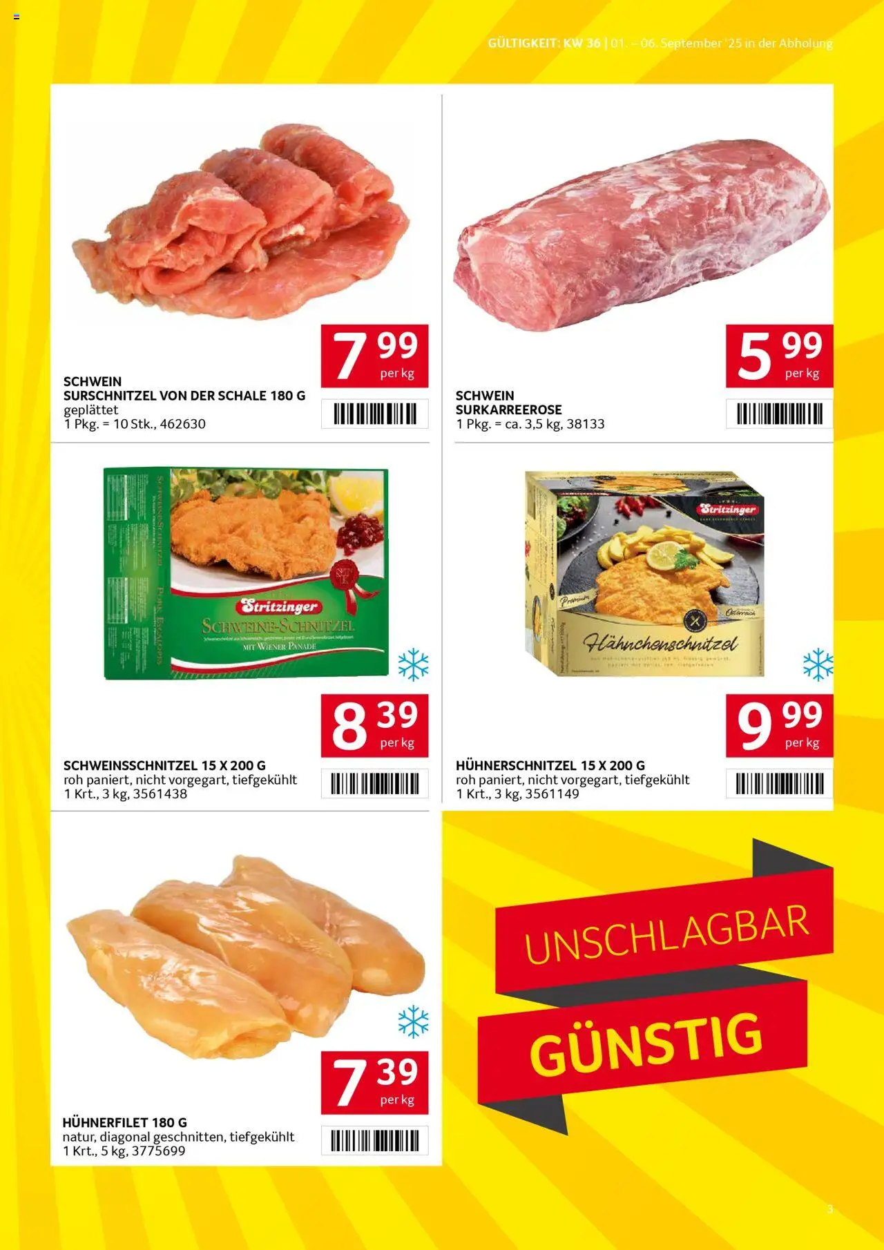 Transgourmet Flugblatt gültig ab 31.08.2025 | Seite: 3