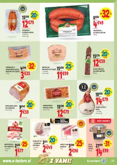 E.leclerc katalog akcije – veljaven od 29.10.2025 | Stran: 13 | Izdelki: Pršut, Mortadela, Narezek, Salama