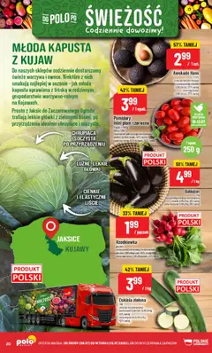 POLOmarket Gazetka od 09.07.2025 | Strona: 20 | Produkty: Bakłażan, Cukinia, Pomidory, Awokado