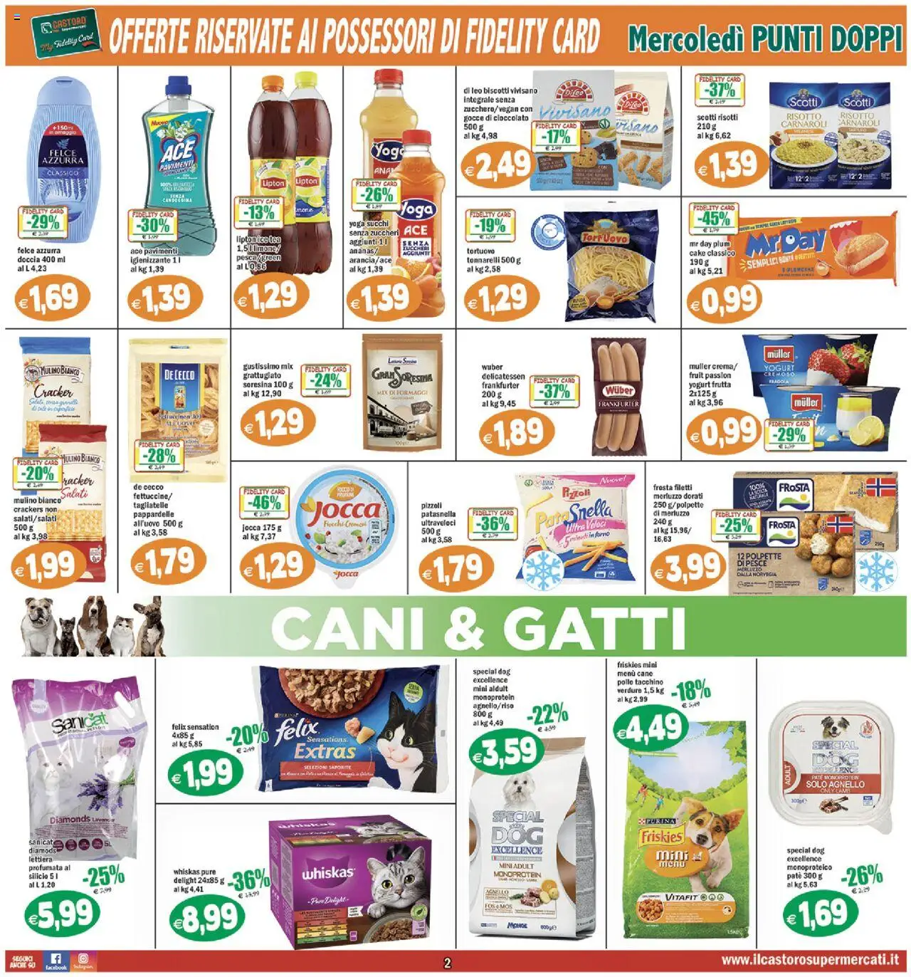 Volantino Il Castoro del 06.08.2025 | Pagina: 2 | Prodotti: Paté, Cioccolato, Pesce, Merluzzo