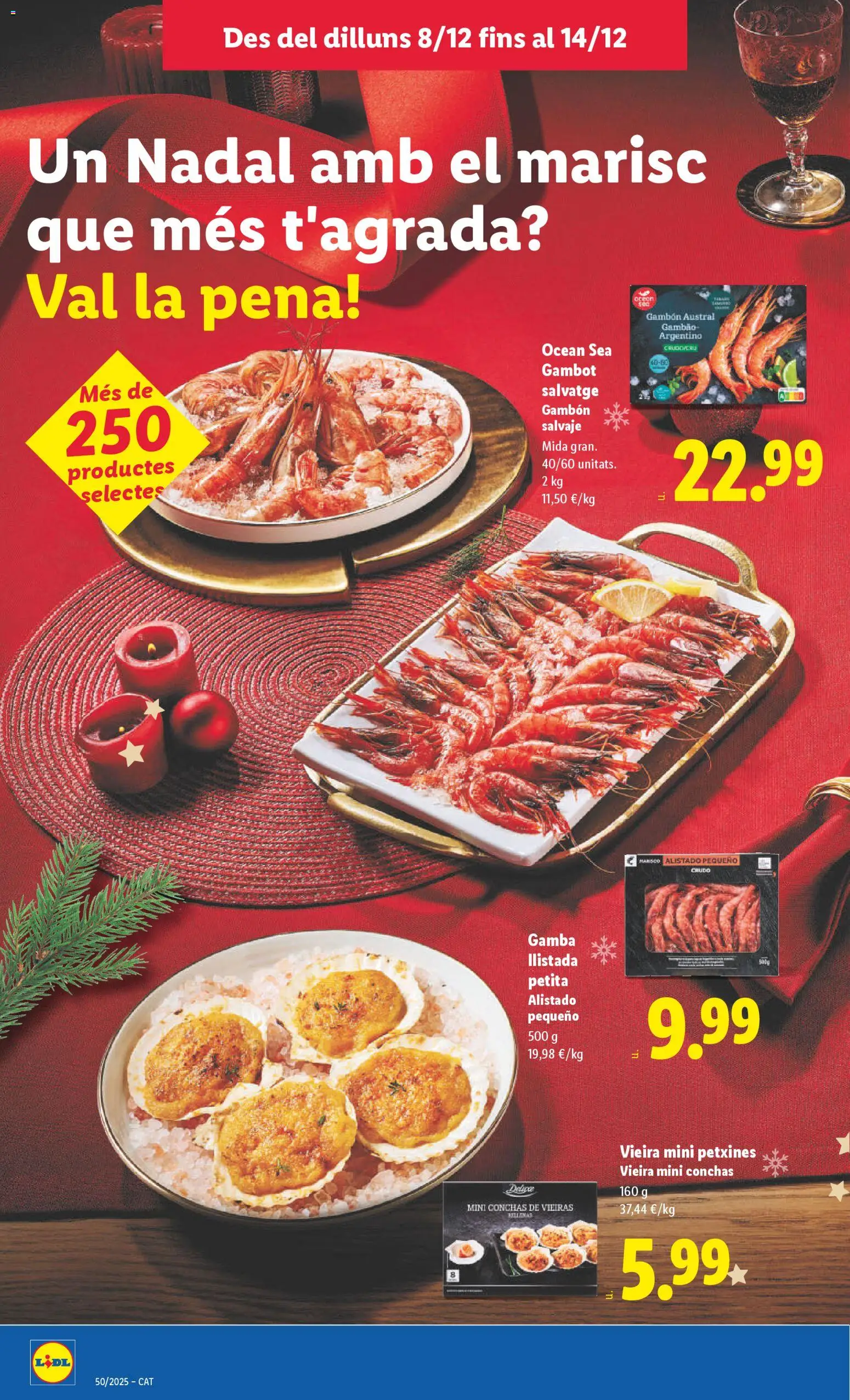 Lidl folleto │ válido desde el 08.12.2025 | Página: 10 | Productos: Gamba