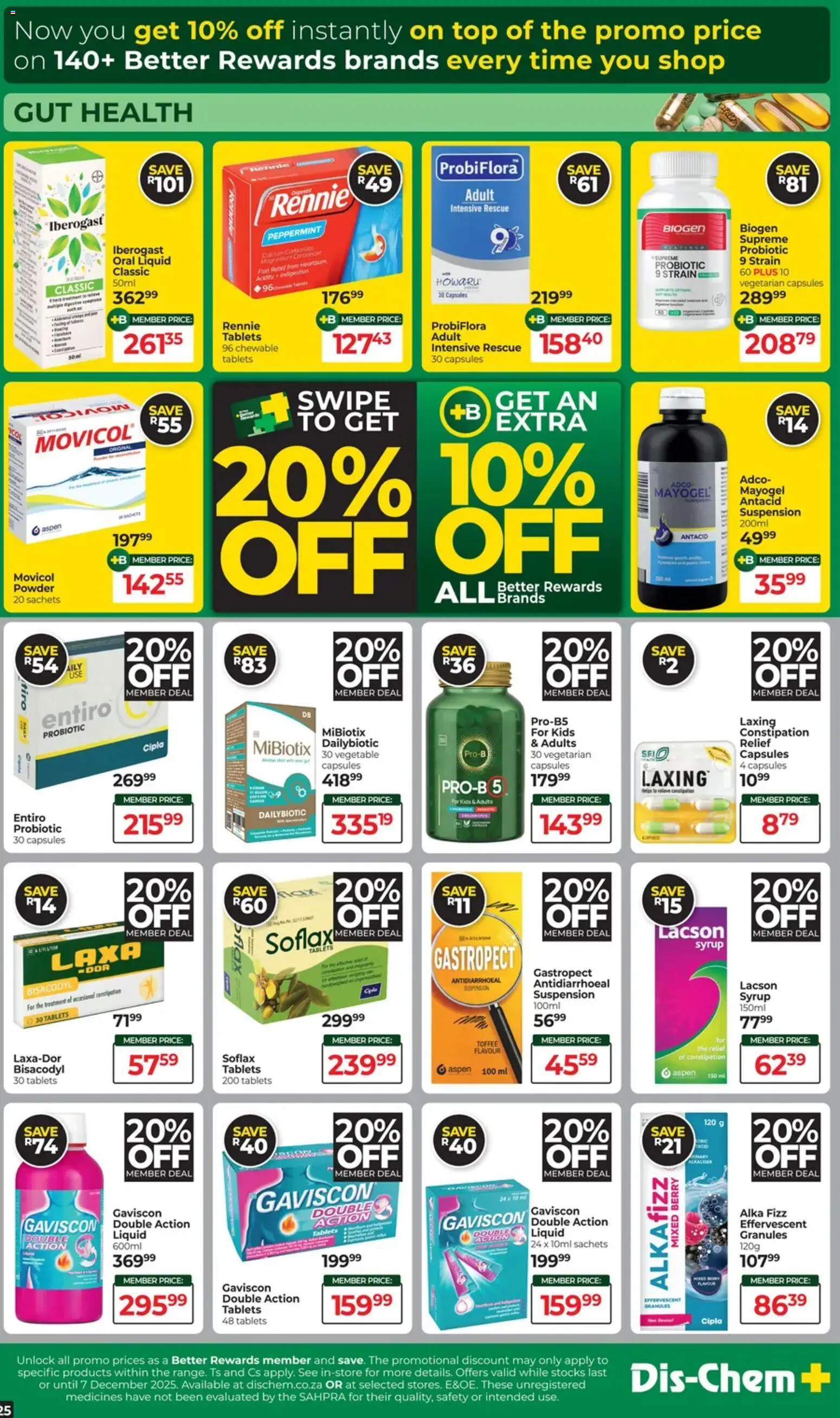 New Dis-Chem catalogue – valid from 18.11.2025 | Page: 25 | Products: Powder, Syrup