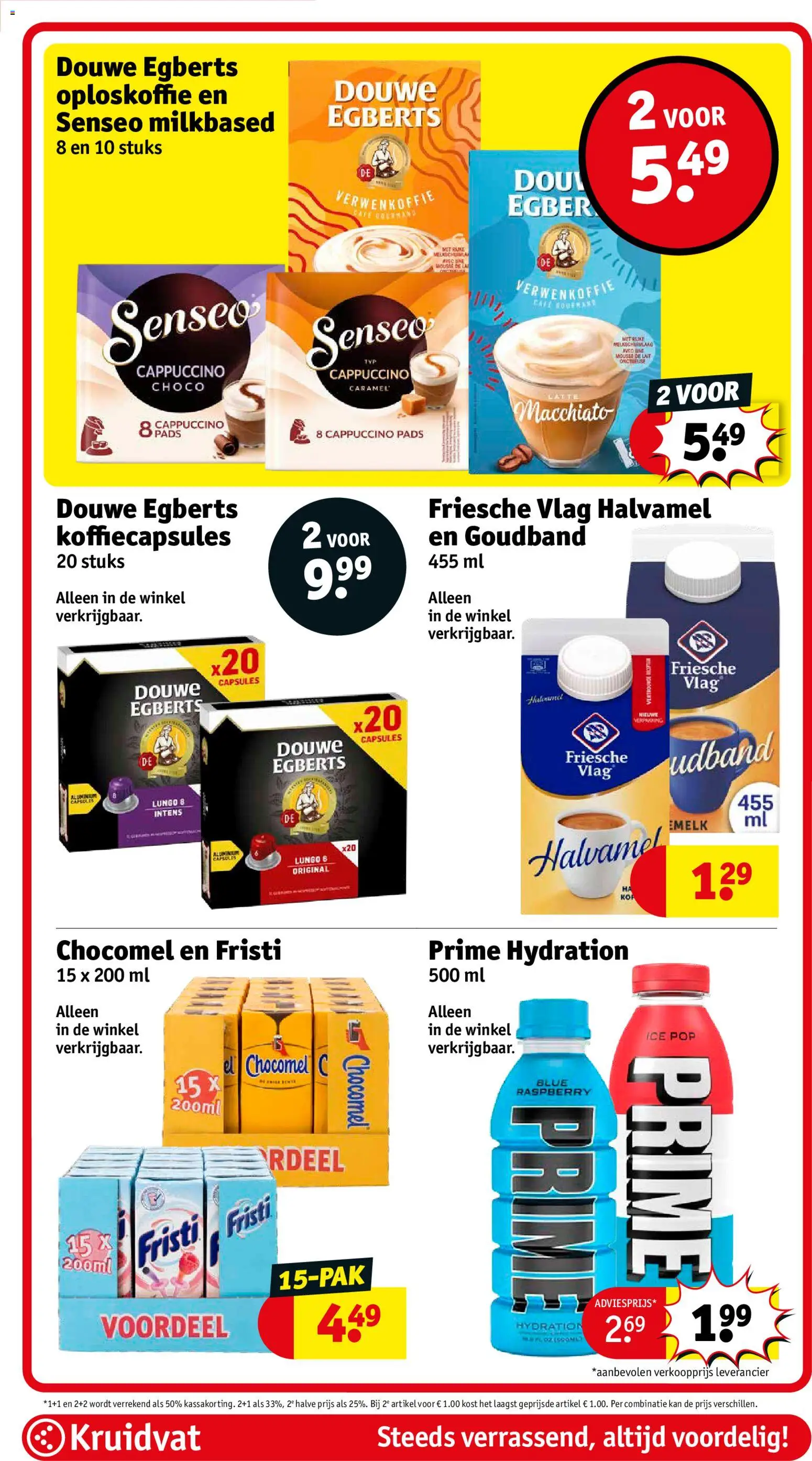 {H1} | Pagina: 72 | Producten: Koffiecapsules, Kan, Oploskoffie, Pads