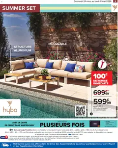 Carrefour - Prévisualisation de Carrefour Jardin là où la vie se cultive valide à partir de 24.03.2026 | Page: 9 | Produits: Canapé, Table basse, Table