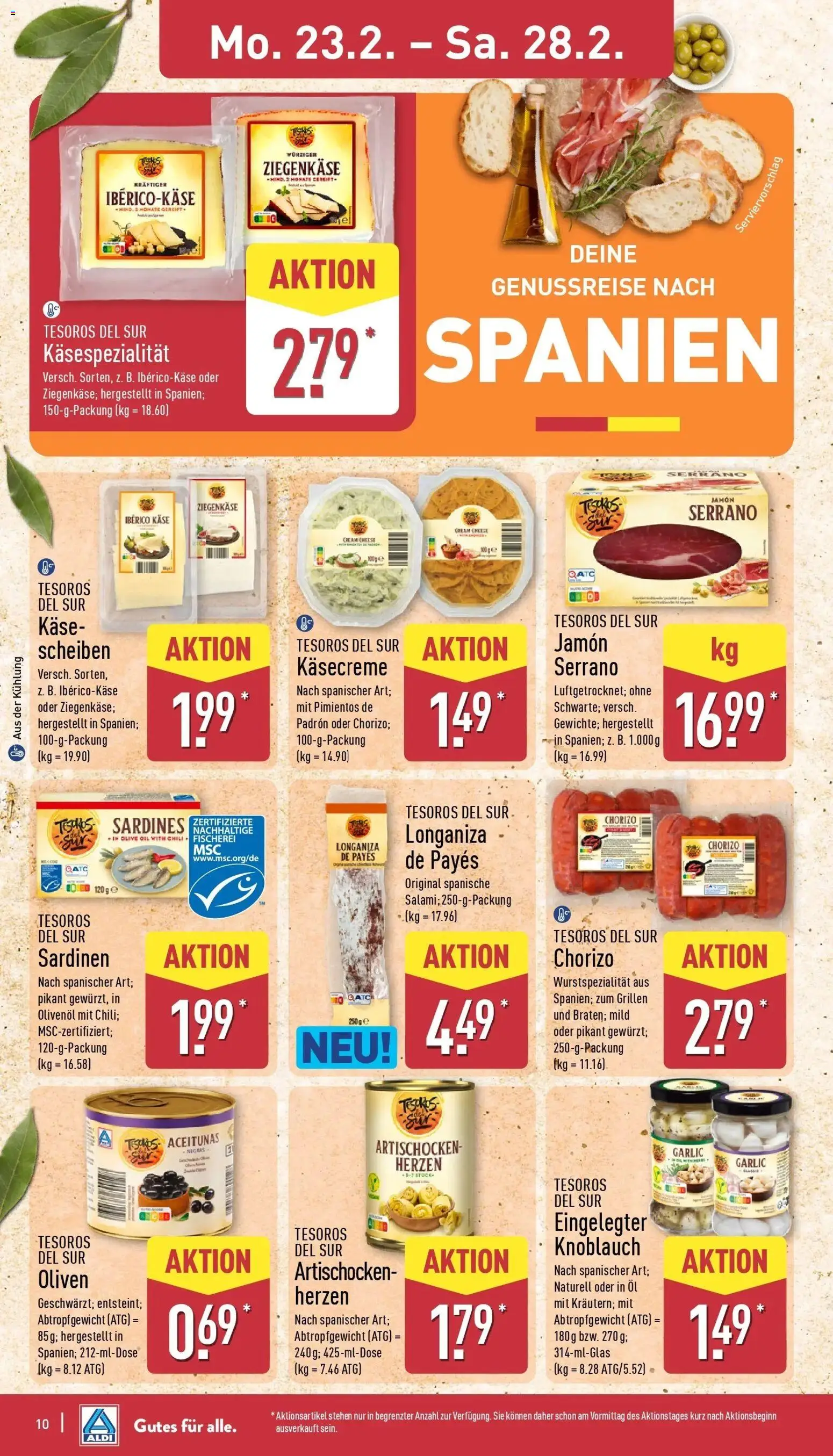 Aldi - ALDI Nord: Wochenangebote – gültig ab 22.02.2026 | Seite: 10