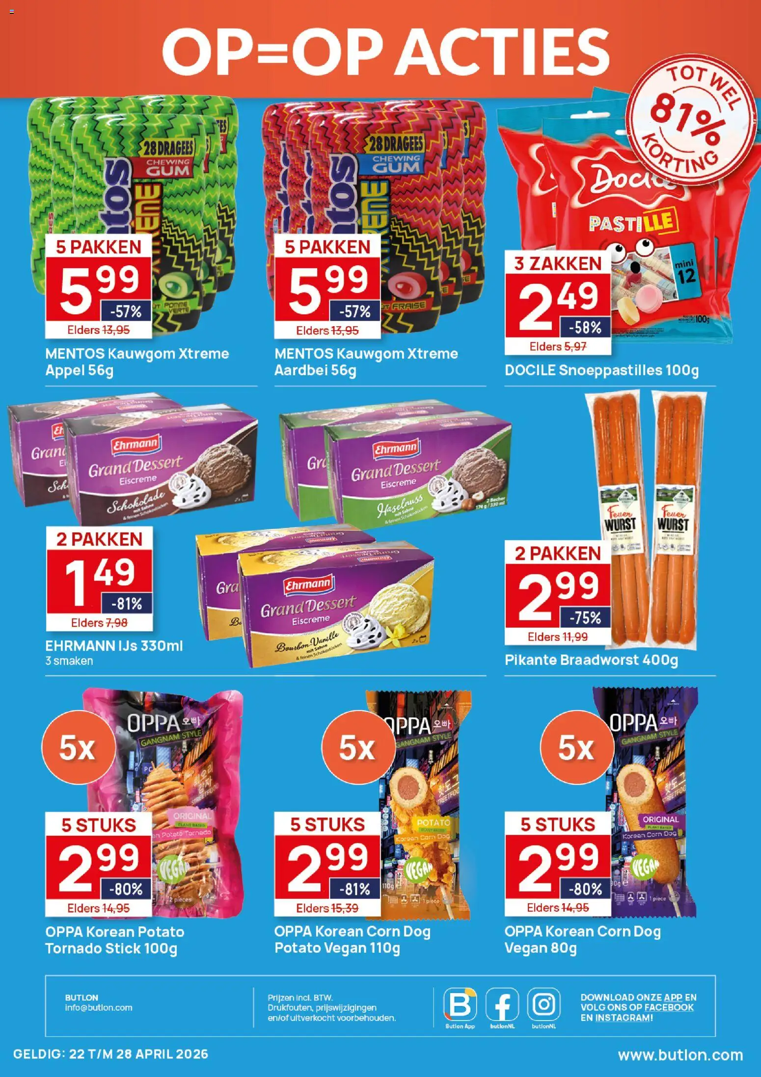 {H1} | Pagina: 4 | Producten: Bourbon, Pavilon, Kauwgom, Appel