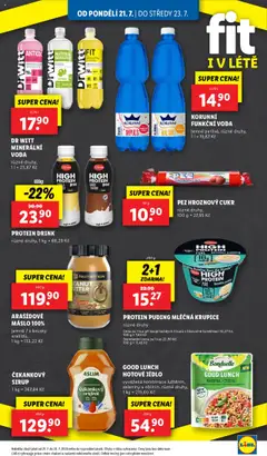 Lidl leták od 21.07.2025 | Strana: 29 | Produkty: Čaj, Ananas, Sirup, Protein drink