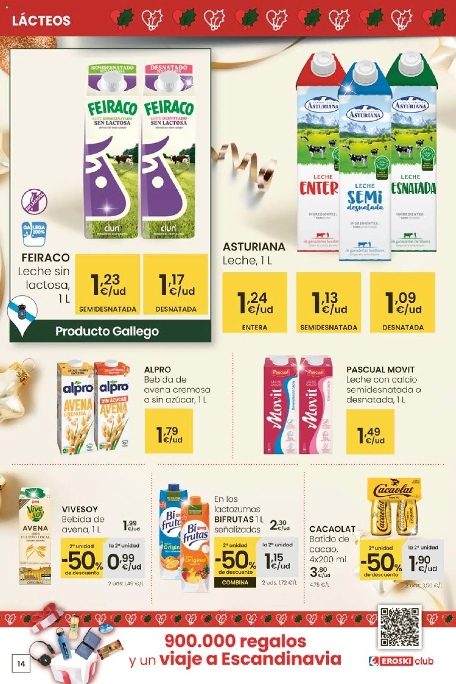 Eroski - City │ válido desde el 27.11.2025 | Página: 14 | Productos: Κρεμάστρα, Leche