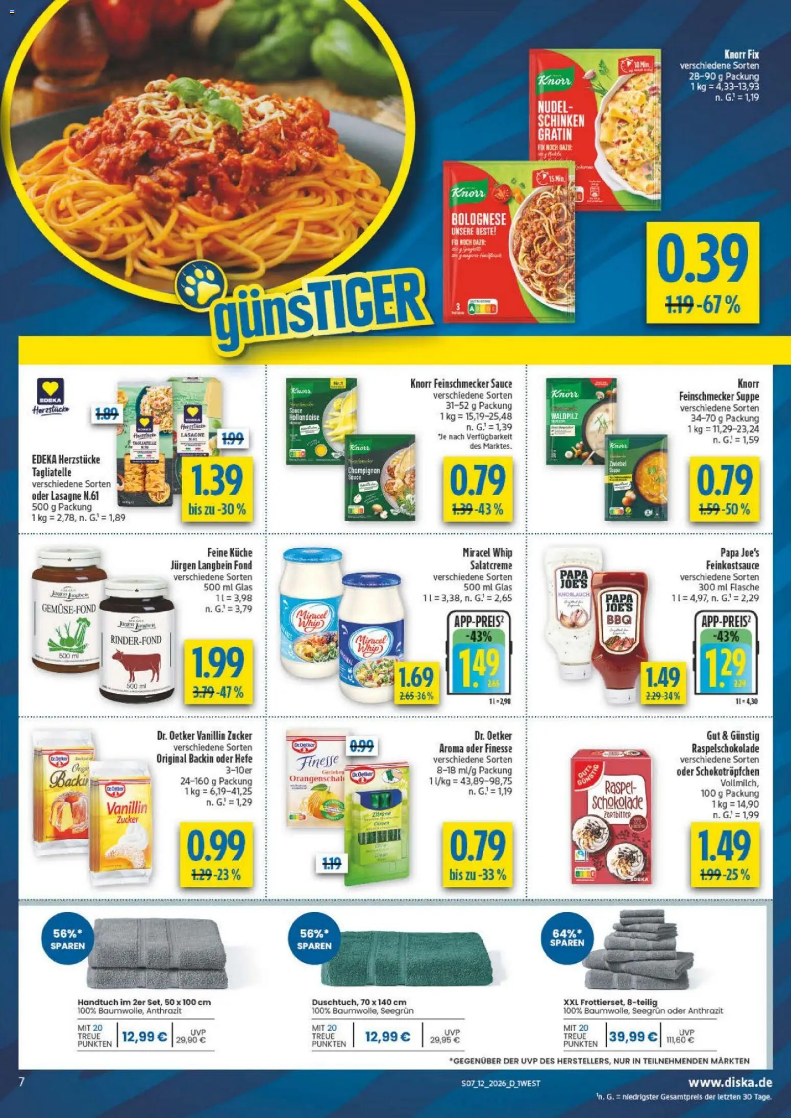 Diska - Diska Angebote Bayern KW12 – gültig ab 16.03.2026 | Seite: 7 | Produkte: Schokolade, Küche, Knoblauch, Schinken