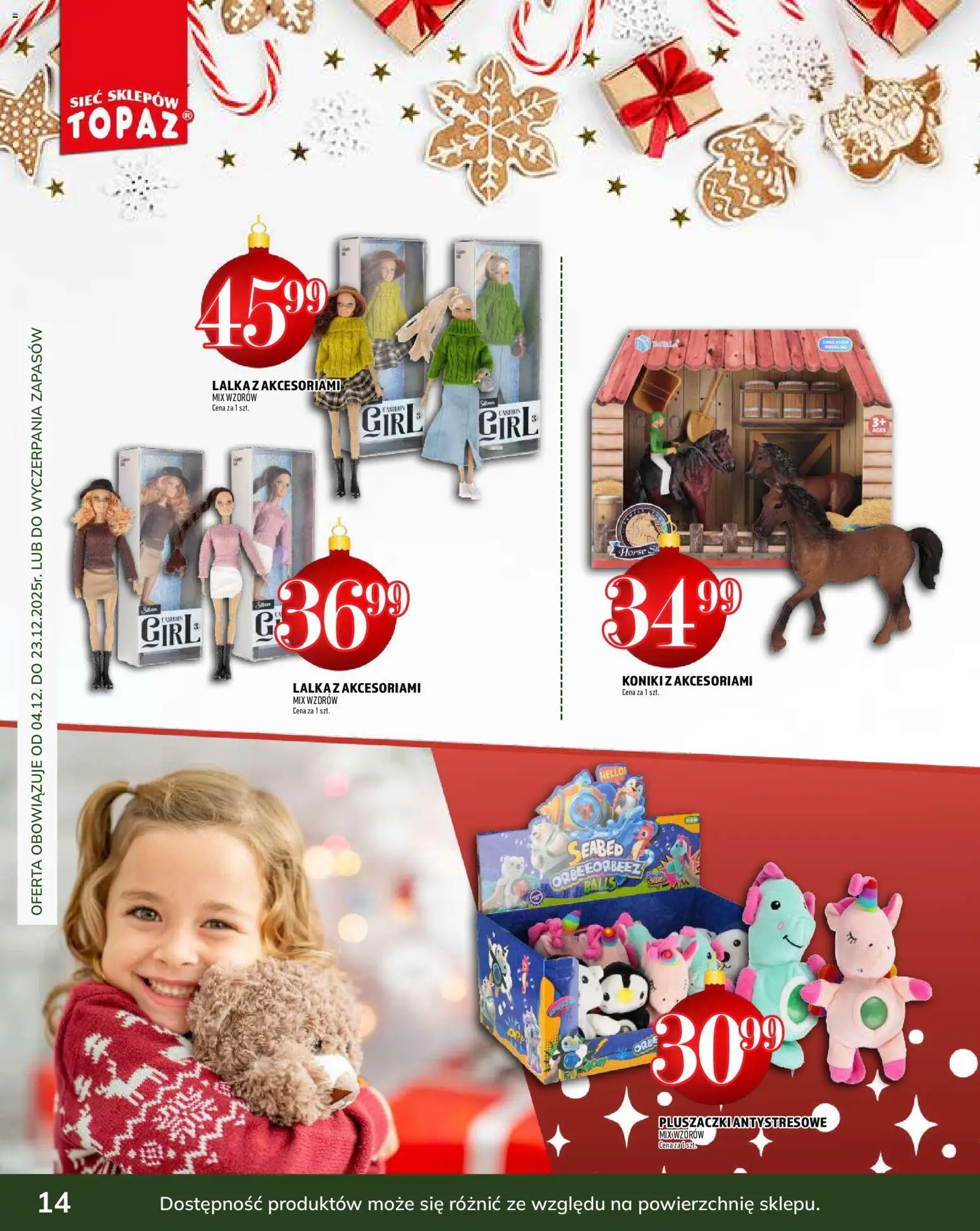 Topaz Gazetka - Podaruj dobre chwile od 04.12.2025 | Strona: 14