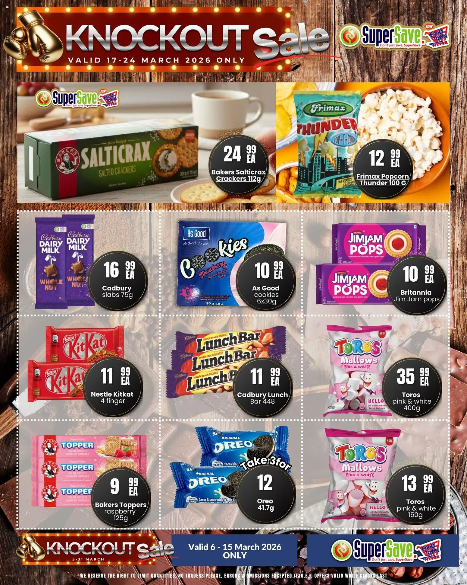 New Super Save catalogue – valid from 17.03.2026 | Page: 42 | Products: Milk, Popcorn, Cream, Cookies