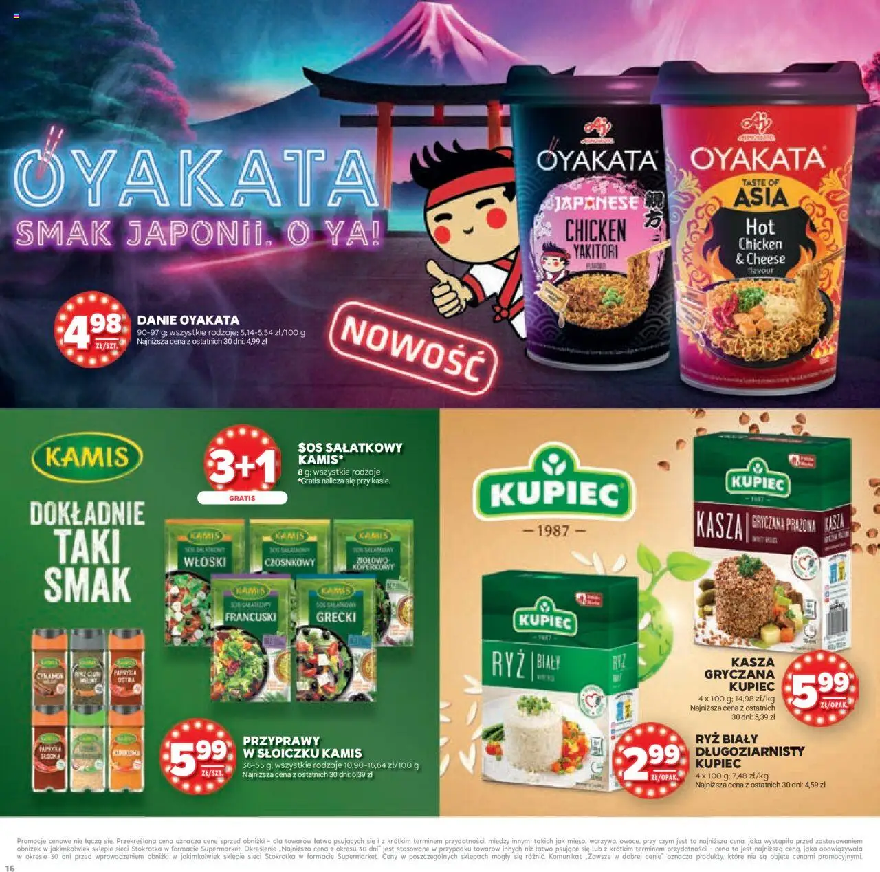 Stokrotka Gazetka - Urodziny od 11.09.2025 | Strona: 16 | Produkty: Kasza, Stokrotka, Kasza gryczana, Ryż
