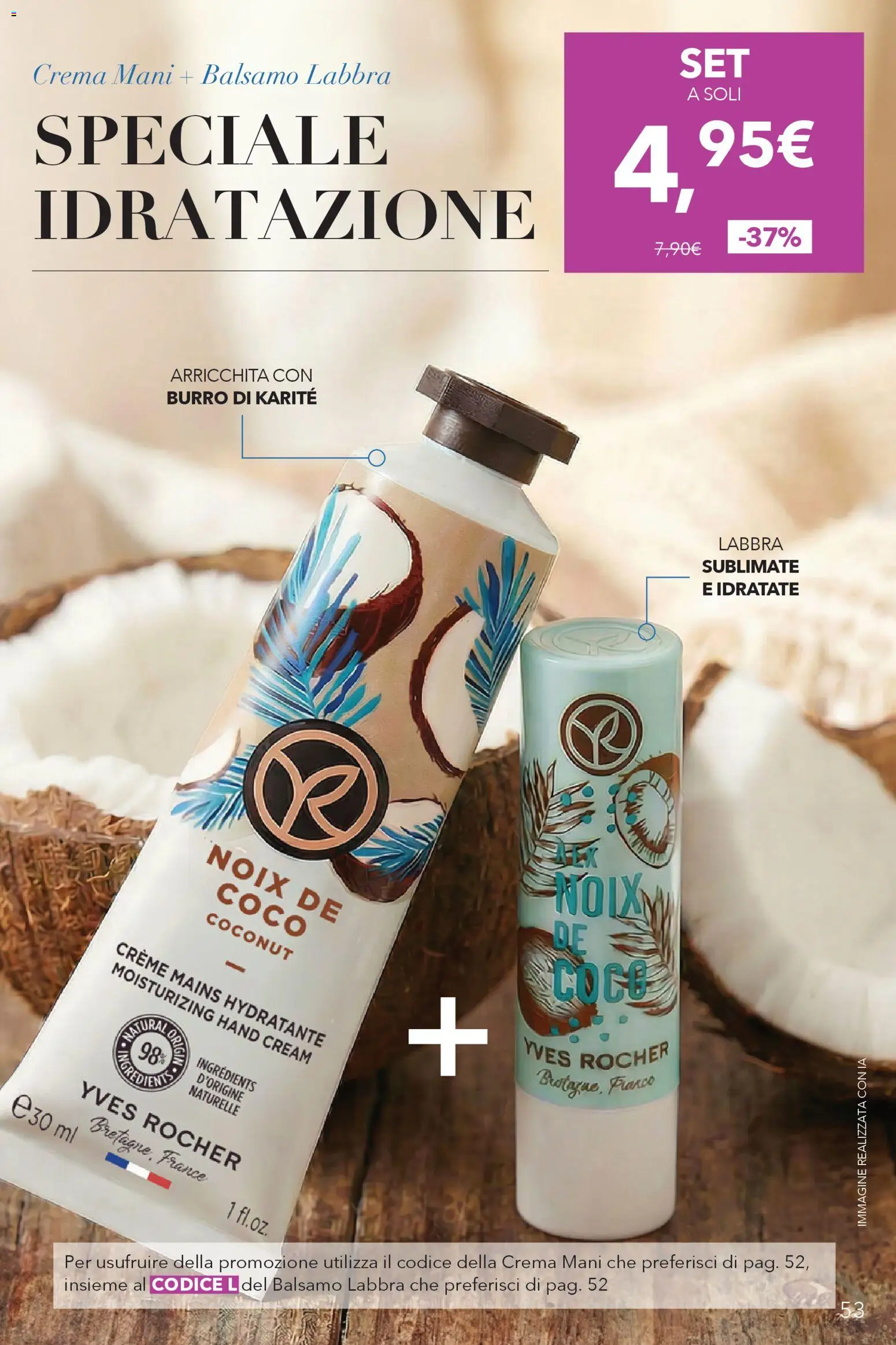 Volantino Yves Rocher del 02.04.2026 | Pagina: 53 | Prodotti: Balsamo, Crema, Burro