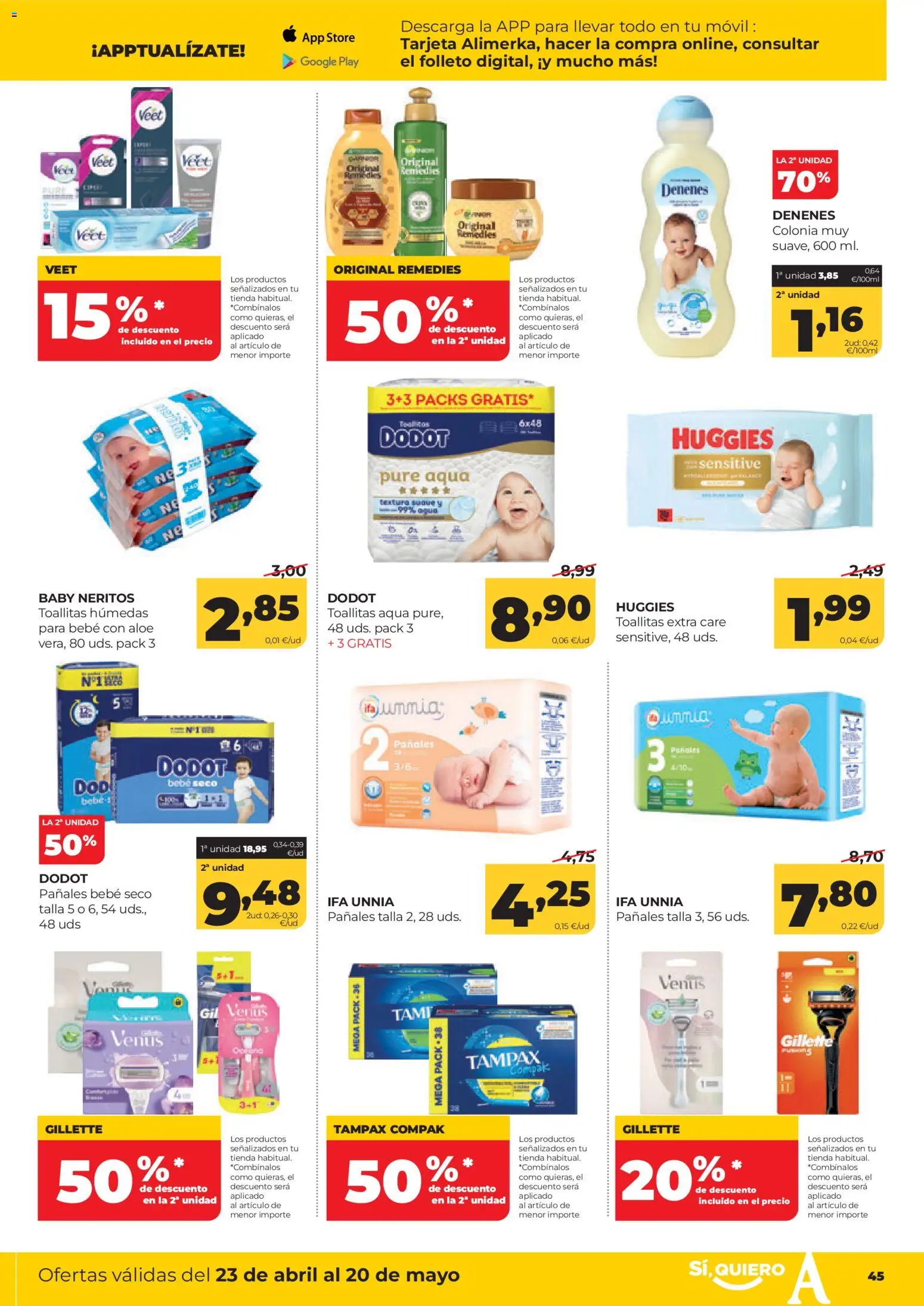 Alimerka folleto Castilla y León │ válido desde el 23.04.2026 | Página: 47 | Productos: Colonia