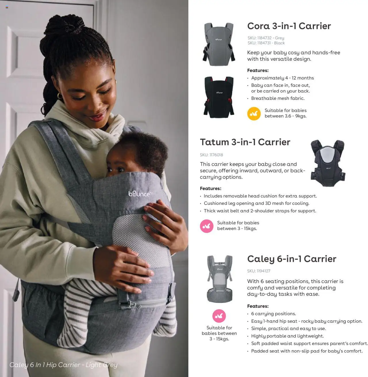 New Babies R Us catalogue – valid from 01.01.2025 | Page: 18 | Products: Cushion, Belt, Light