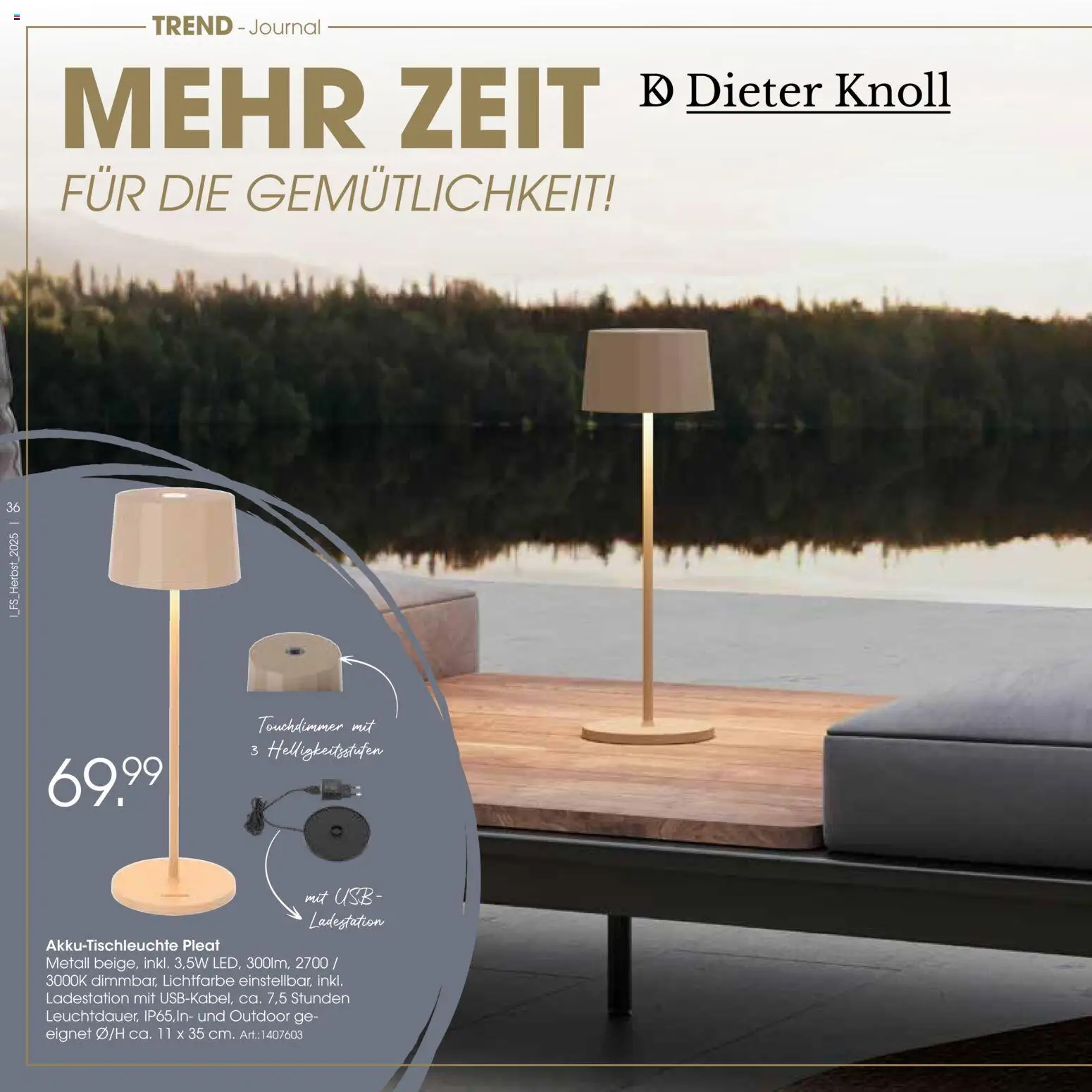 Zurbrüggen Trend-Journal Herbst – gültig ab 21.10.2025 | Seite: 36 | Produkte: USB