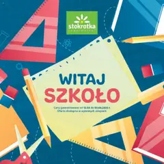 Pogląd oferty "Stokrotka Gazetka - Witaj Szkoło" - ważna od 13.08.2025