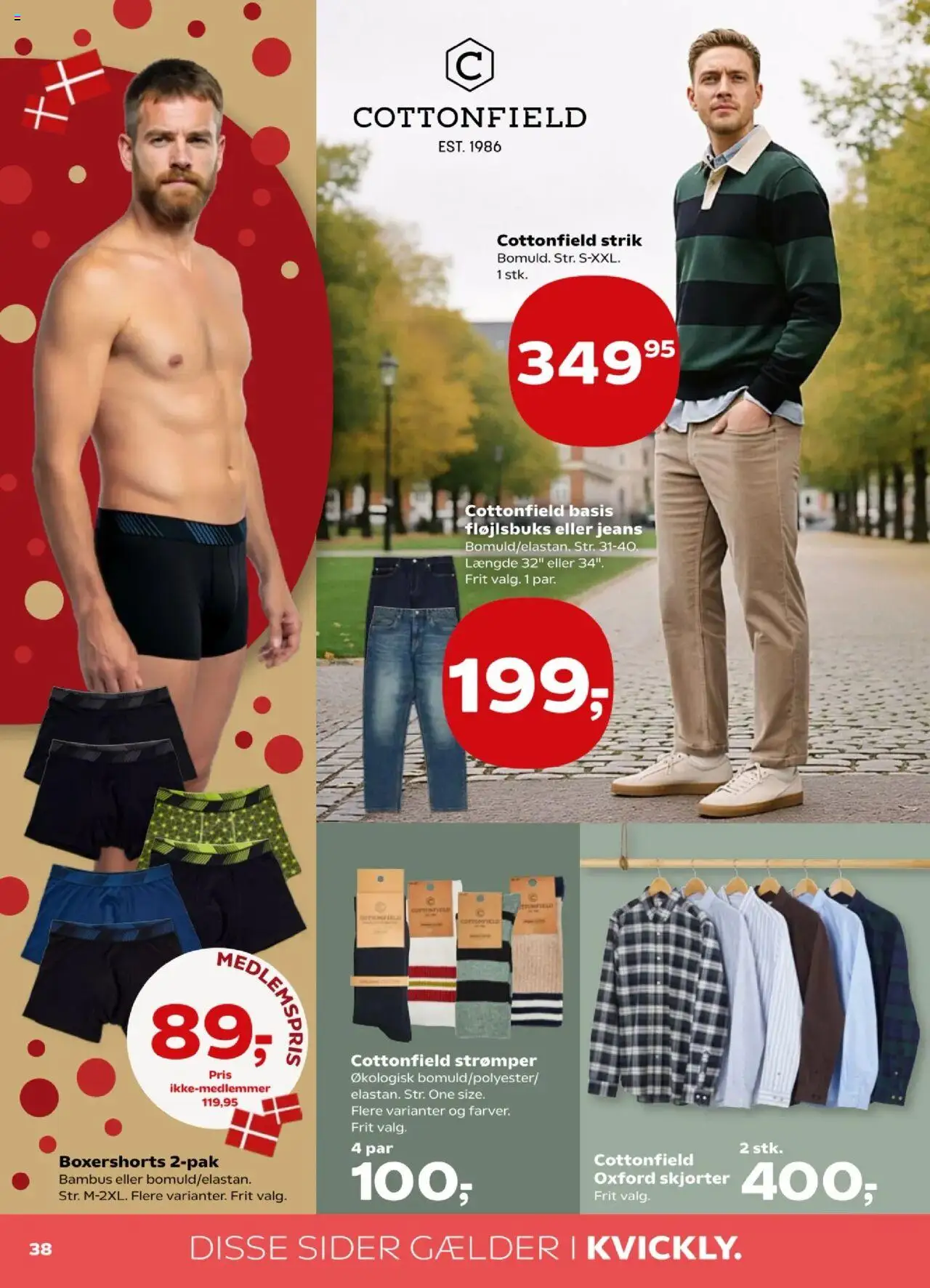 Kvickly tilbudsavis – gyldig fra 17.10.2025 | Side: 42 | Produkter: Jeans, Strømper