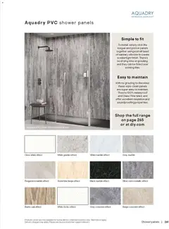 Preview of B&Q - Bathrooms valid from 16.12.2025 | Page: 261 | Products: Shower