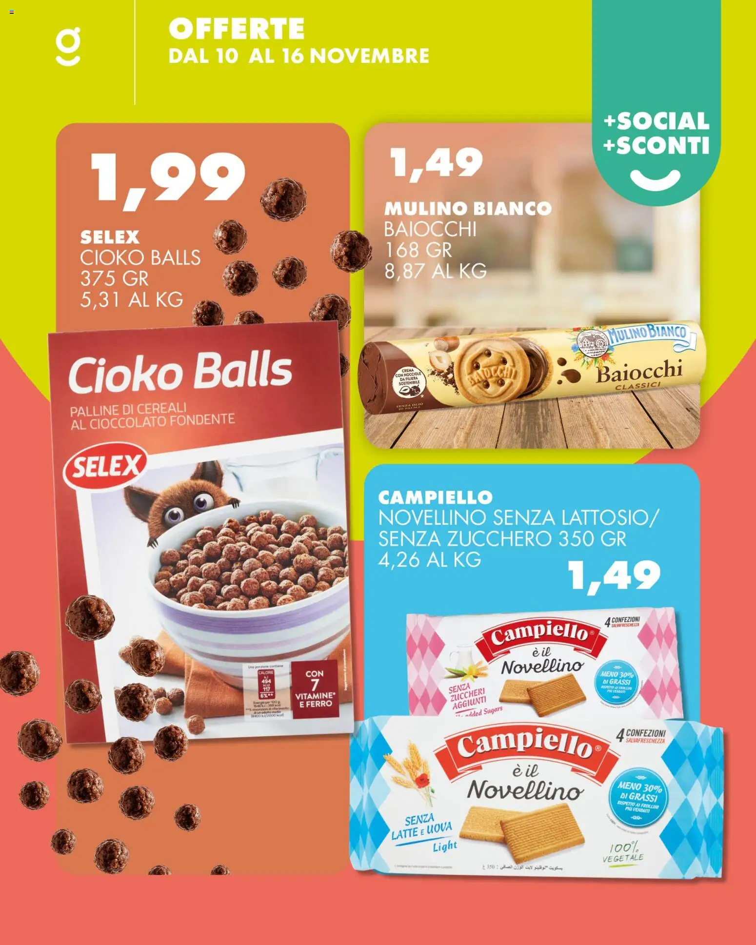 Volantino GECOP del 10.11.2025 | Pagina: 3 | Prodotti: Crema, Cioccolato, Zucchero, Latte