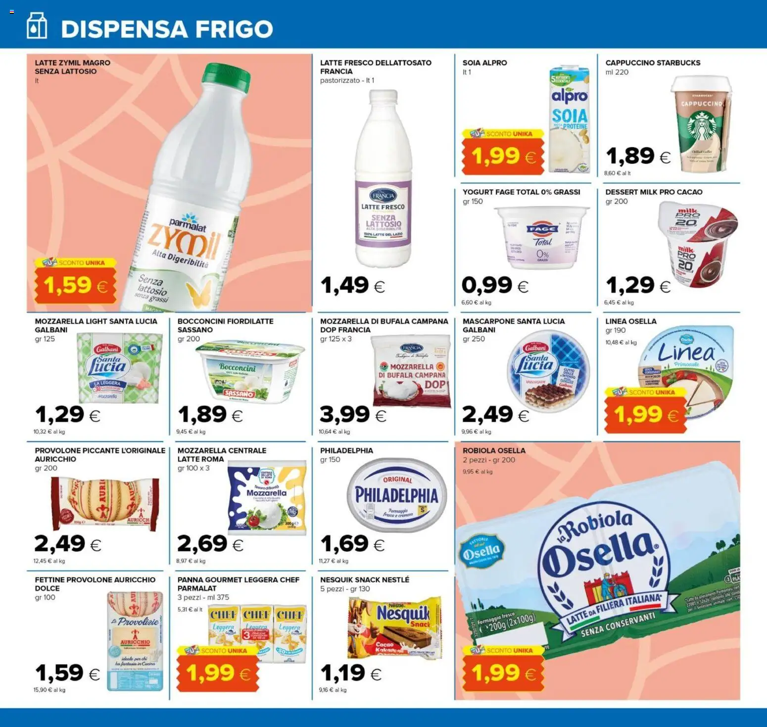 Volantino Tigre del 30.11.2025 | Pagina: 16 | Prodotti: Provolone, Panna, Formaggio, Mascarpone