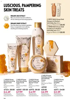  | Page: 124 | Products: Conditioner, Body cream, Soap, Cream