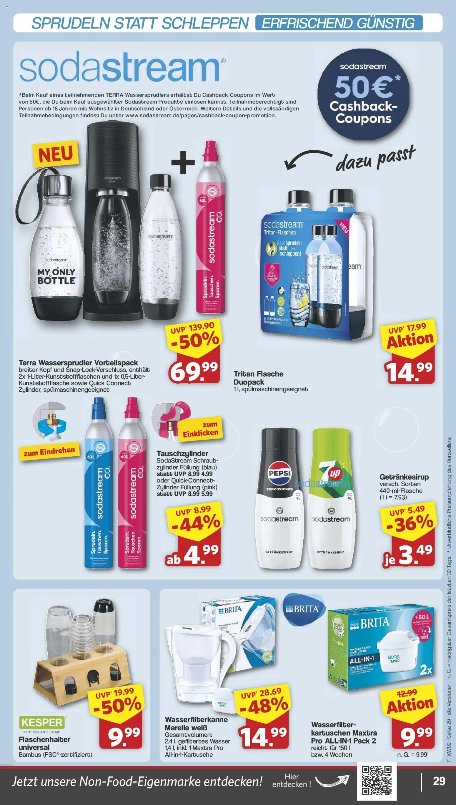 Famila Nordwest Prospekt 	 – gültig ab 23.02.2026 | Seite: 30 | Produkte: Wasser, Zucker, Pepsi, Sodastream