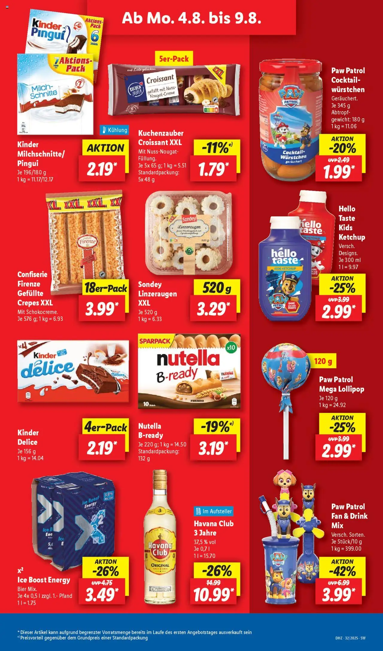 Lidl Prospekt Dornstetten - gültig ab dem 04.08.2025 | Seite: 19 | Produkte: Gewicht, Bier, Croissant, Zucker