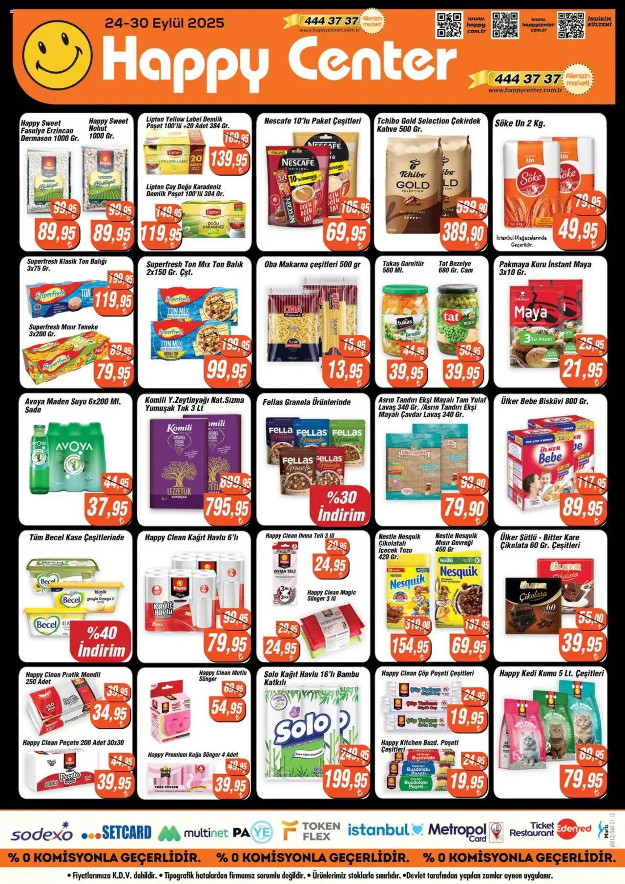 Happy Center Katalog - 24.09.2025 tarihinden itibaren geçerlidir | Sayfa: 4 | Ürünler: Zselatin, Tahıl, Mısır, Bisküvi