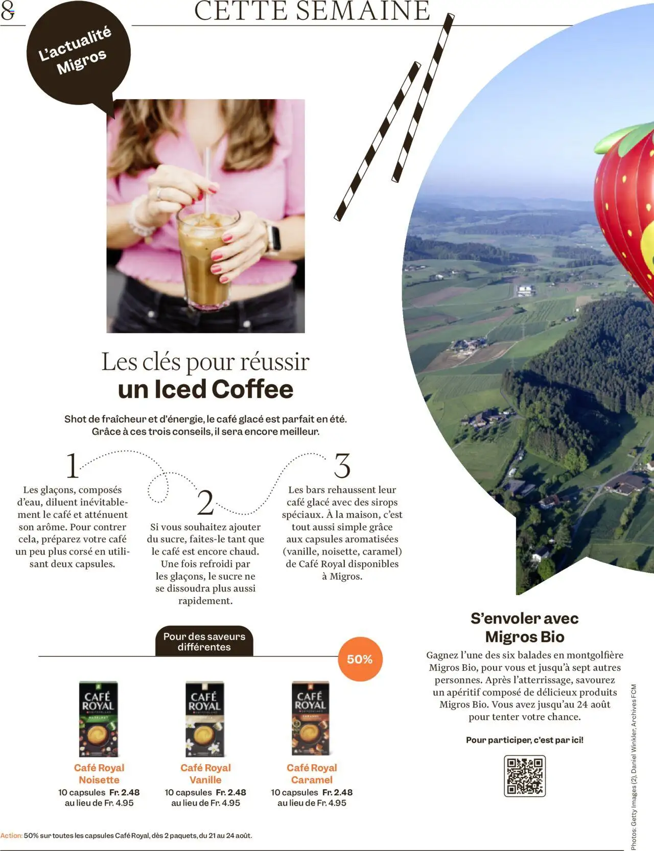 Migros - Magazin FR ab 18.08.2025 | Seite: 8 | Produkte: Glace