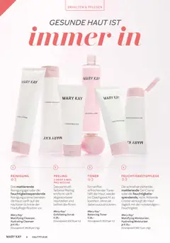 Mary Kay Katalog ab 15.01.2026 gültig | Seite: 8 | Produkte: Toner, Creme, Peeling