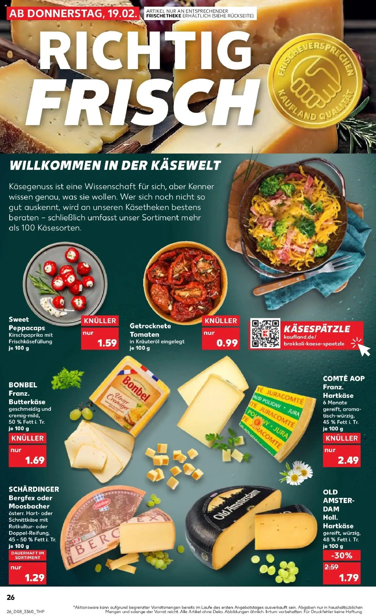Kaufland prospekt Bitterfeld-Wolfen	 – gültig ab 22.02.2026 | Seite: 26 | Produkte: Butter, Tomaten