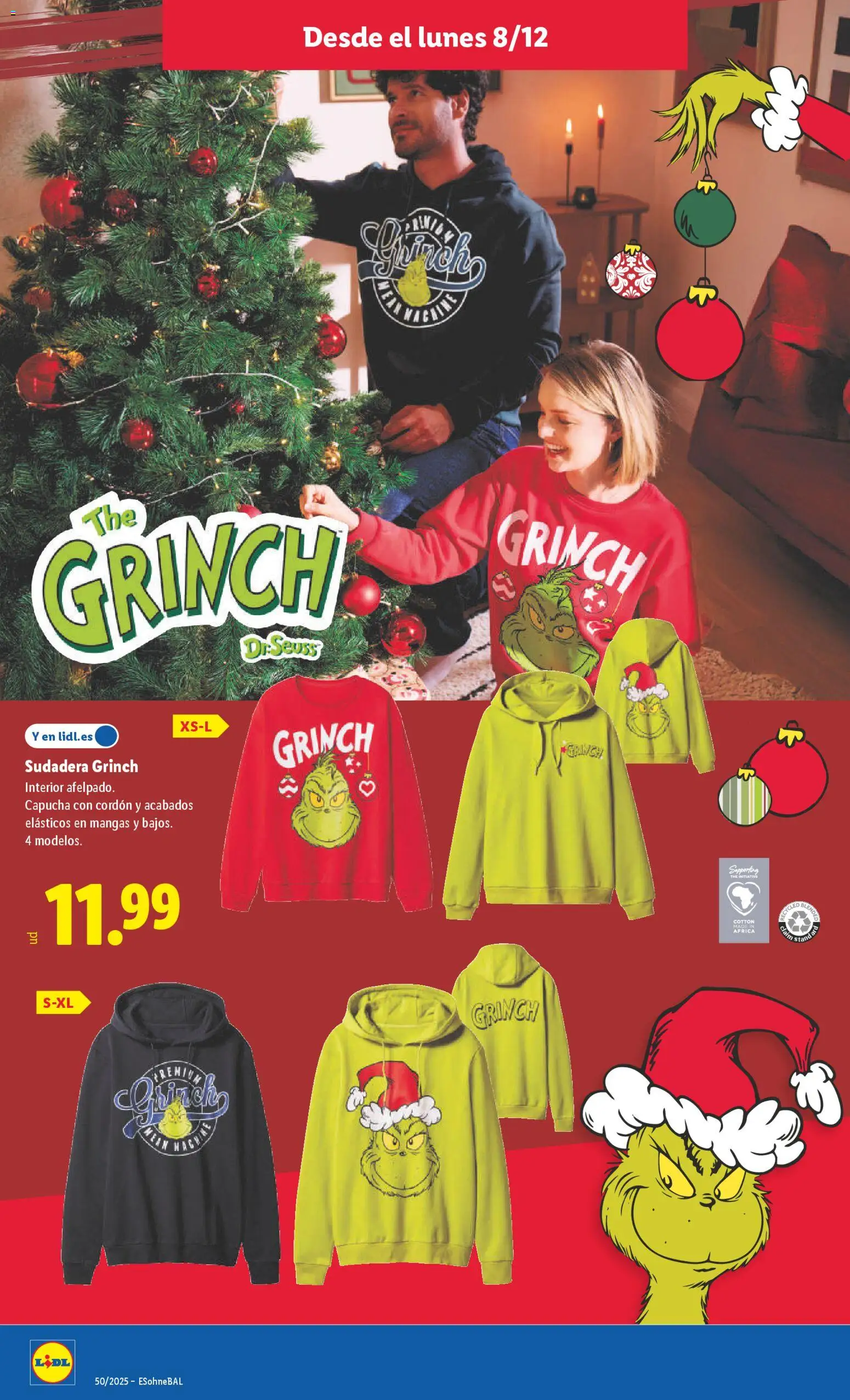 Lidl folleto de bazar │ válido desde el 08.12.2025 | Página: 22 | Productos: Sudadera